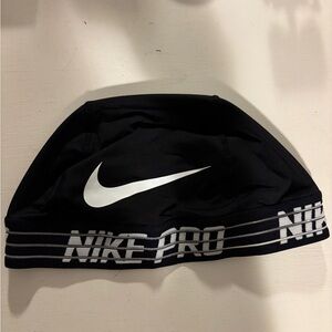 Nike Black and White Pro Headband Cap